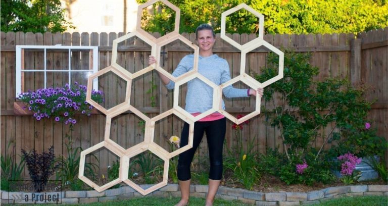 Honeycomb Garden Trellis | DIY Garden Trellis Tutorial (with video!)