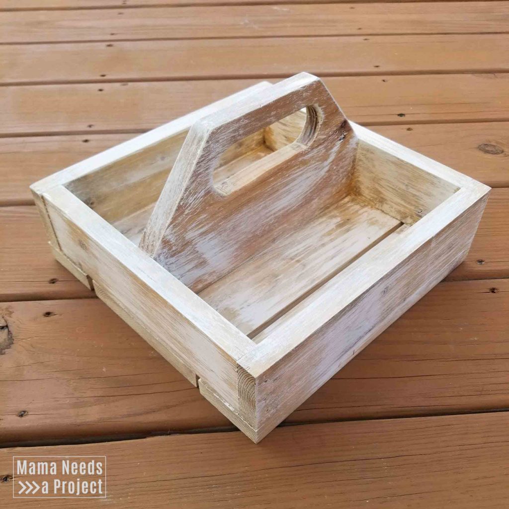 diy square caddy woodworking plans