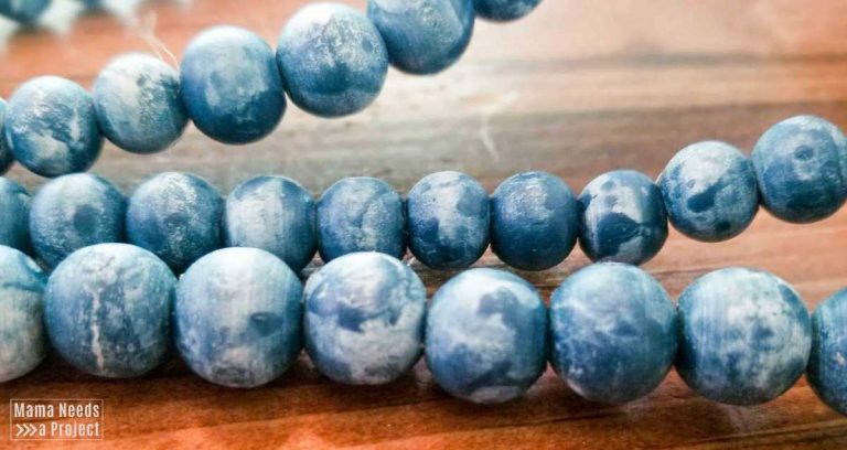 How to Colorwash Wooden Beads (and all other wood!)
