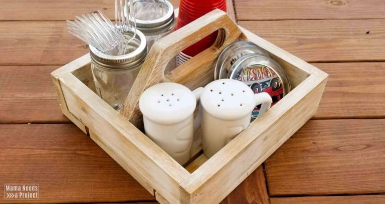Easy DIY Square Caddy with Handle