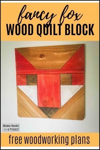 fancy fox wood quilt block free woodworking plans
