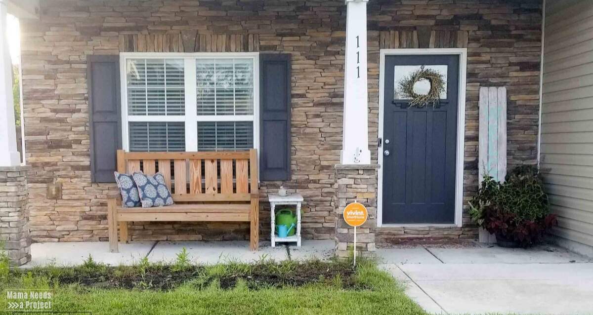 budget front porch makeover