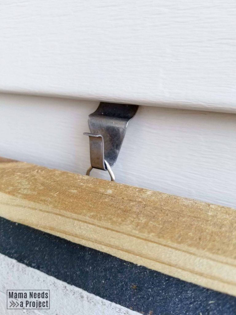 vinyl siding hooks for hanging things up on side of home