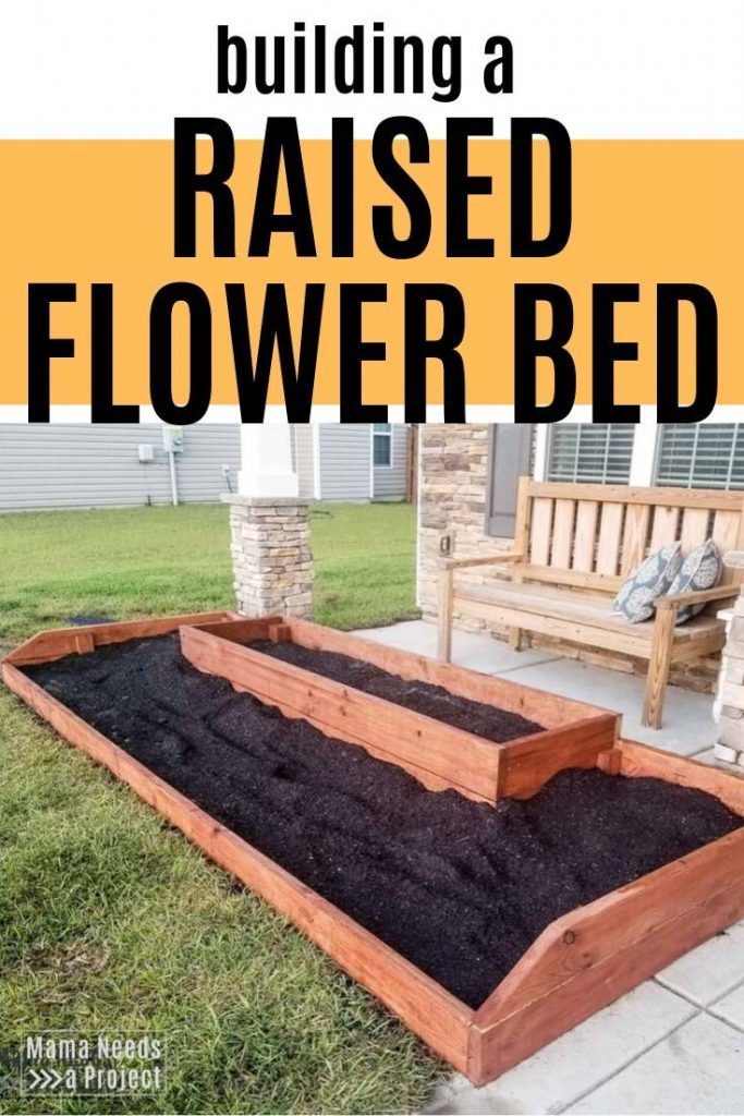 building a raised flower bed