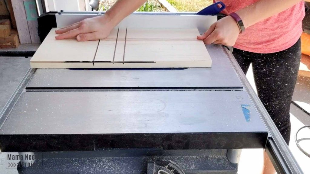Using Table Saw