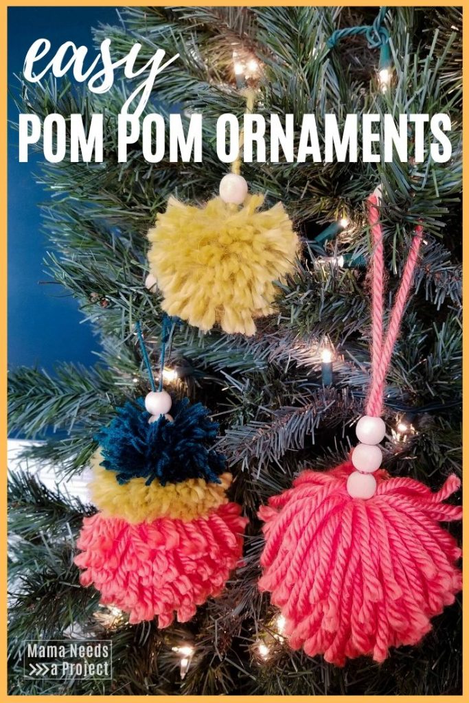 easy pom pom ornaments