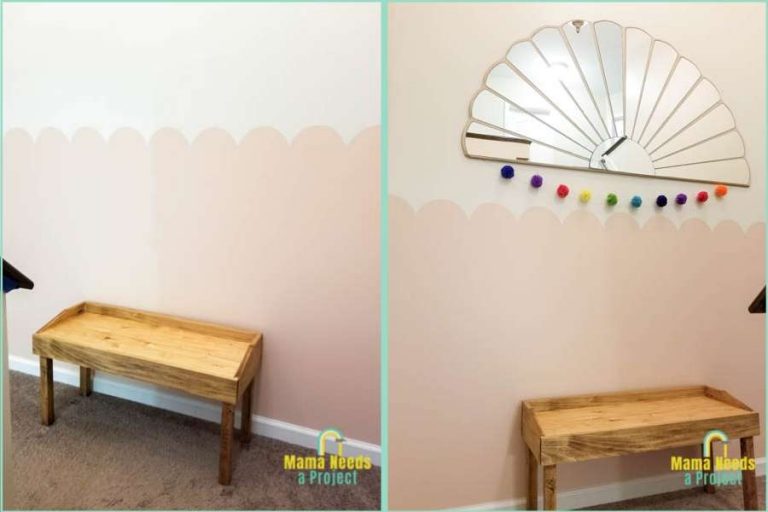 How to Paint a Scalloped Wall