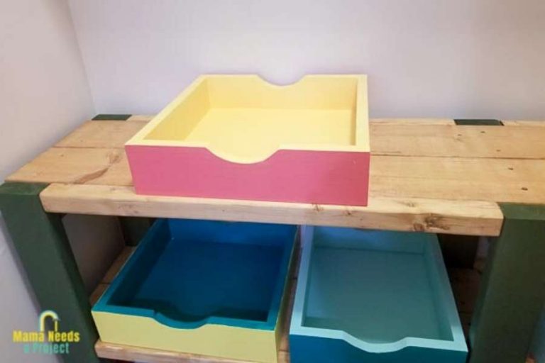Build an Easy Storage Tray | Colorful Pantry Storage