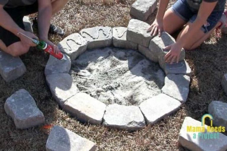Build a DIY Stone Fire Pit in 2 Hours