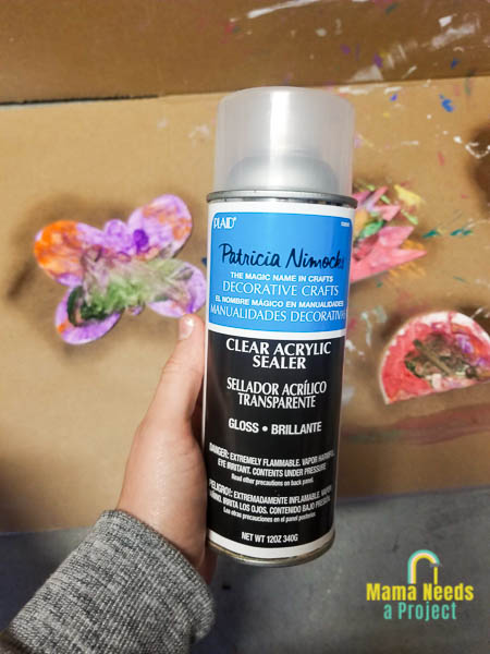 clear acrylic sealer spray paint