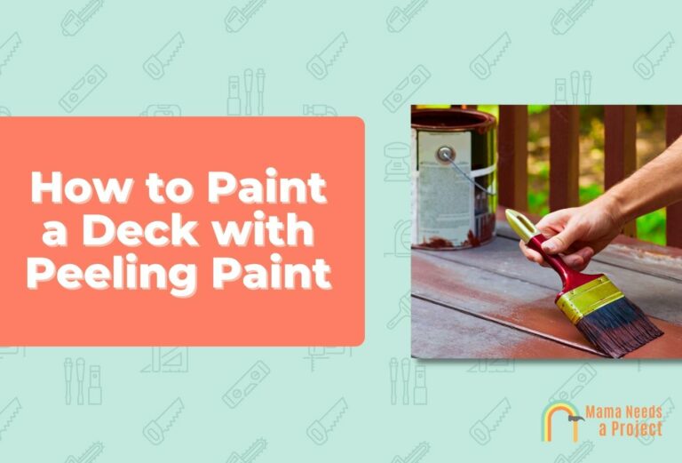 How to Paint a Deck with Peeling Paint (EASY Guide)