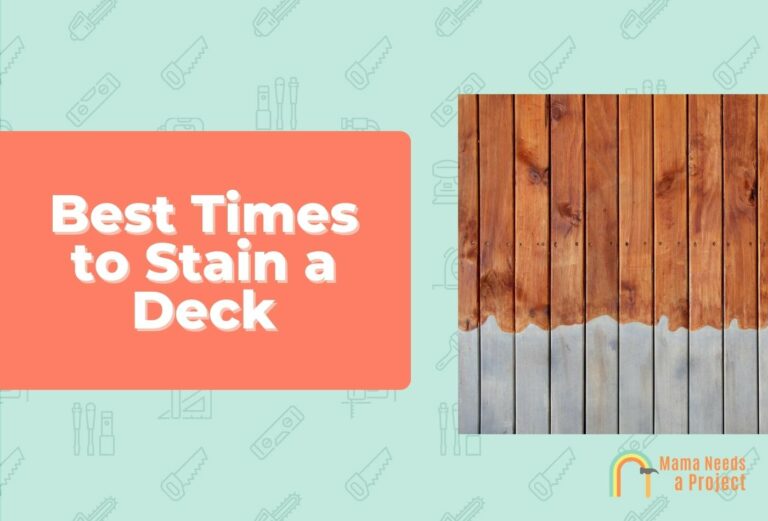 Best Time to Stain a Deck (And When Not To!)