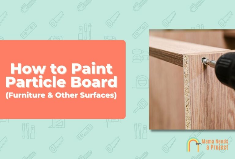 How to Paint Particle Board (Step by Step)