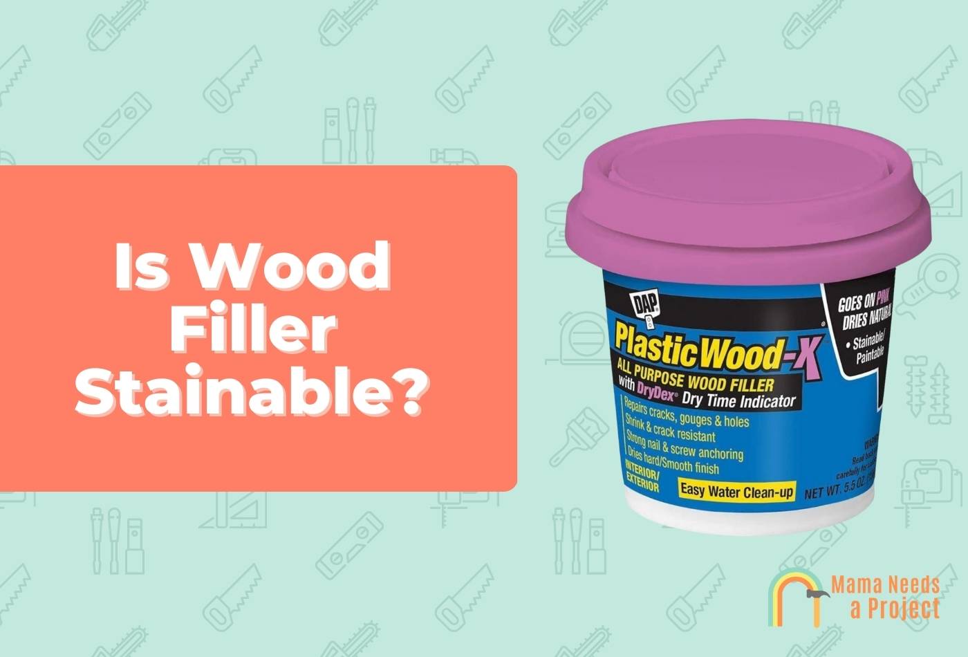 Is Wood Filler Stainable