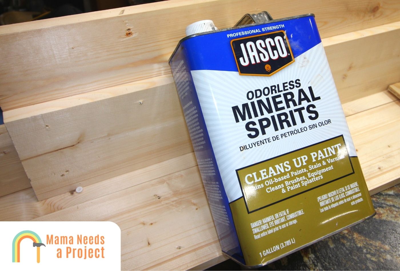 cleaning wood with mineral spirits