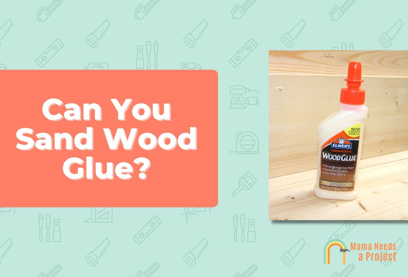 Can You Sand Wood Glue