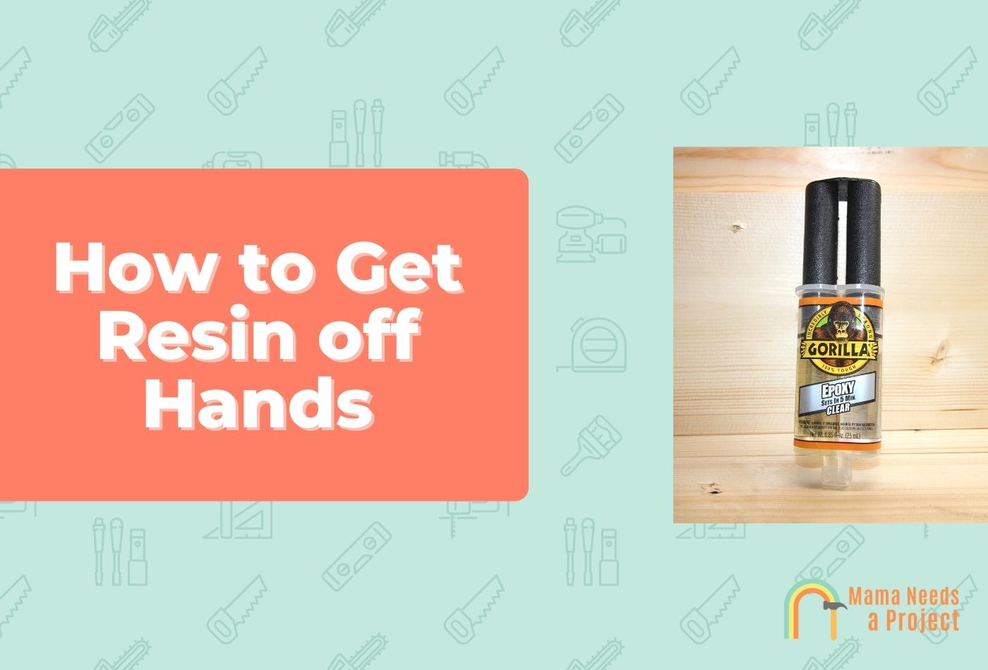 How to Get Resin off Hands