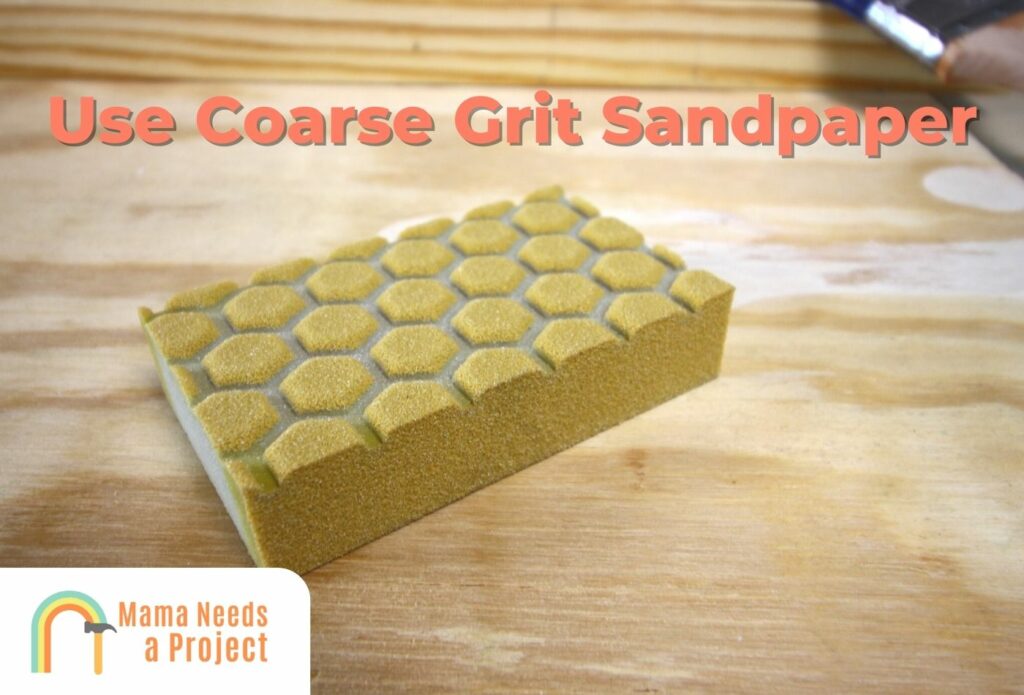 Course Grit Sandpaper