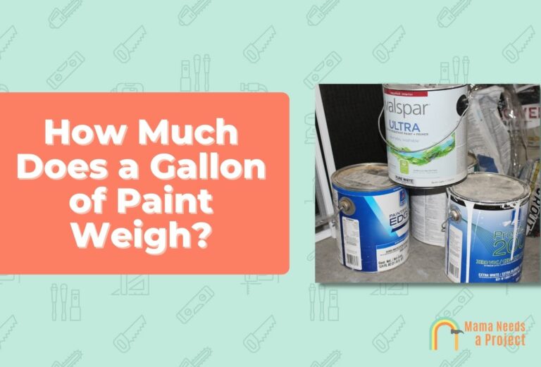 How Much Does a Gallon of Paint Weigh? (Quick Answer!)