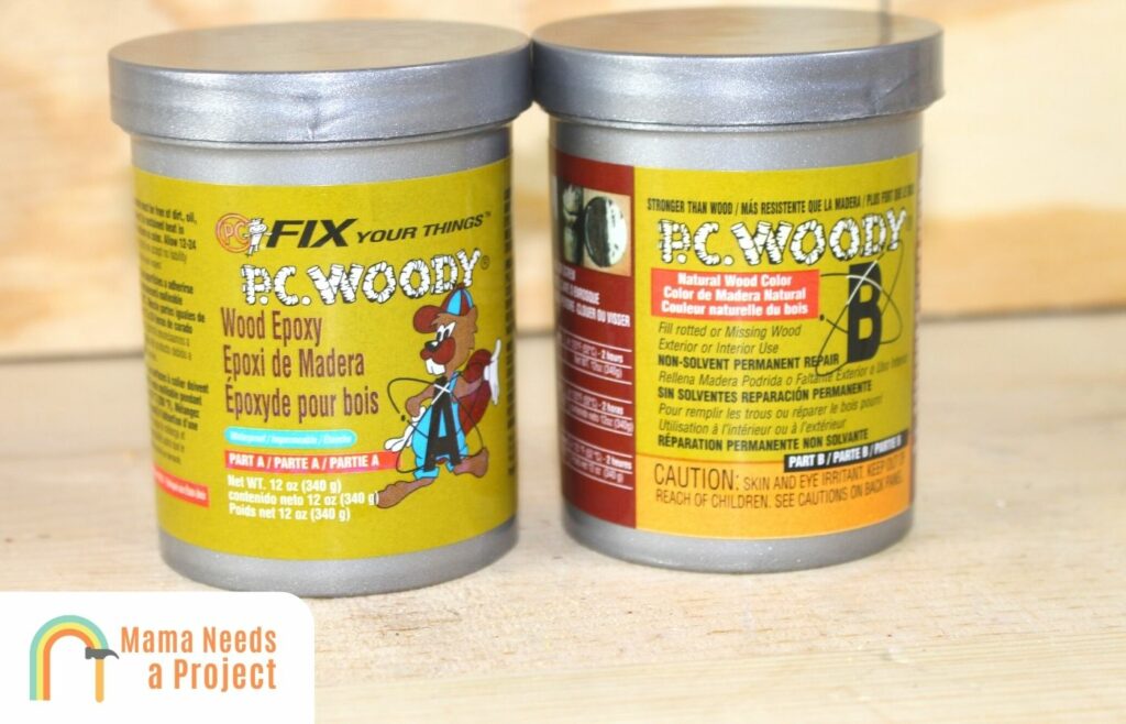 PC Woody Epoxy Wood Filler