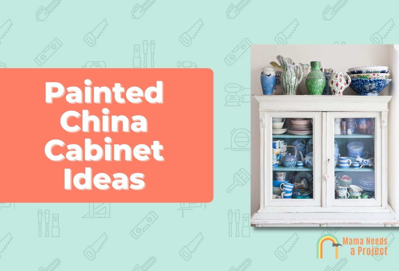 Painted China Cabinet Ideas