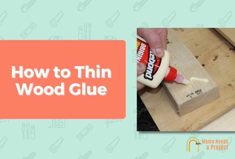 How to Thin Wood Glue (4 EASY Methods)
