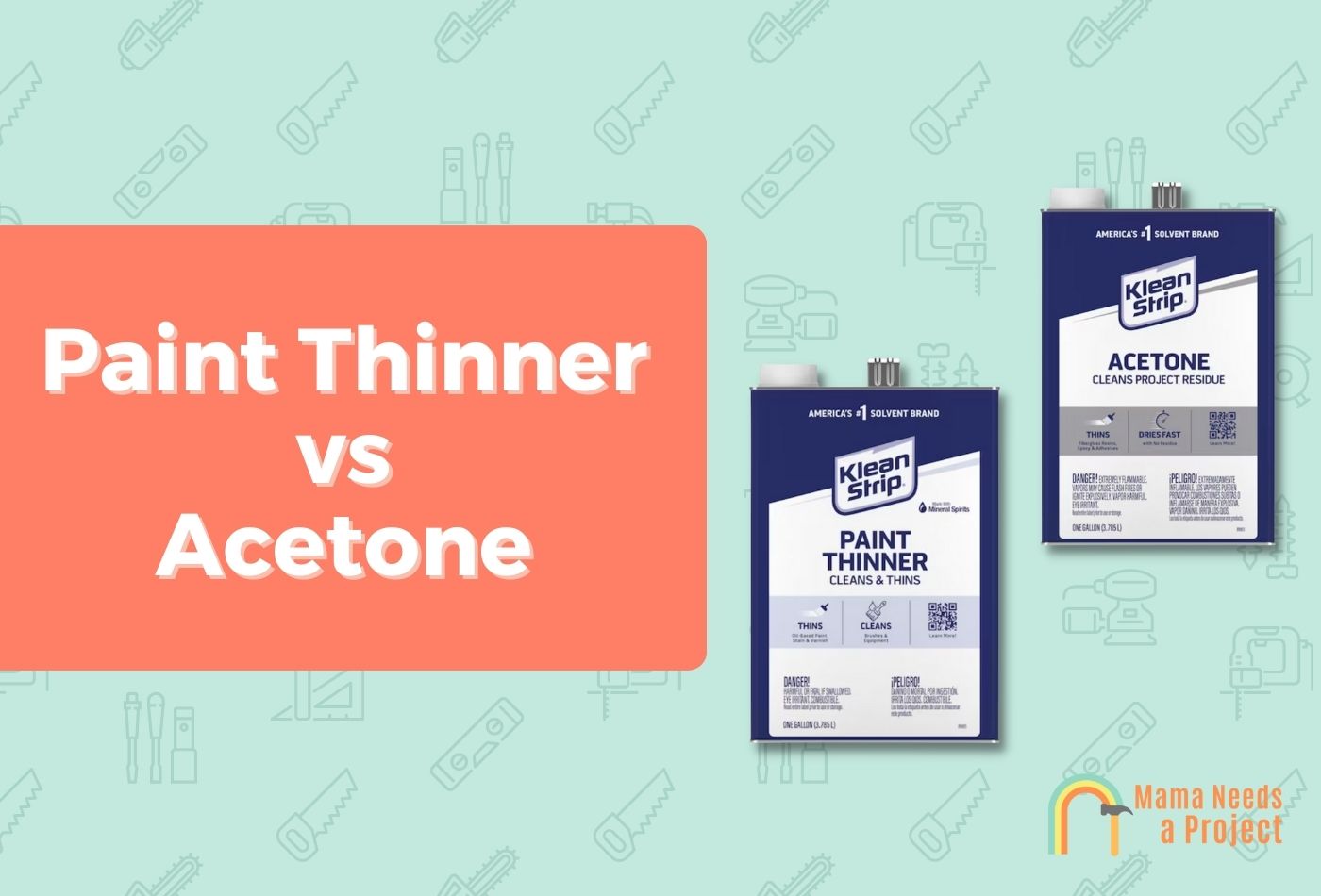 Paint Thinner vs Acetone