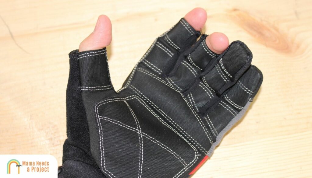 Youngstown Fingerless Glove Inside
