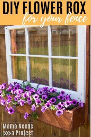 diy flower box for your fence woodworking tutorial pinterest