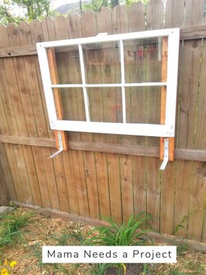 mount brackets to fence for diy cedar fence picket flower box